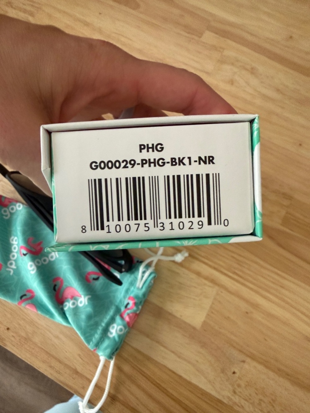 Goodr Professor OG Black Sunglasses NEW - Picture 2 of 4